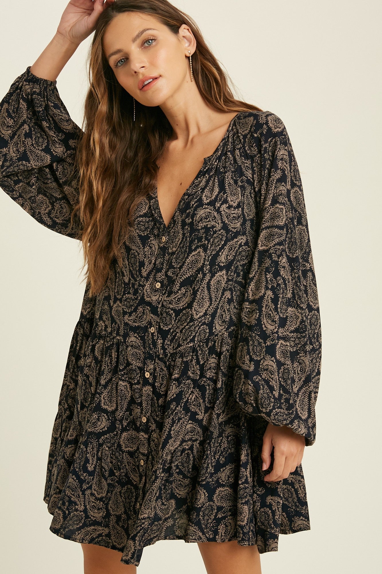 Perfectly Paisley Mini Dress – Mode ...